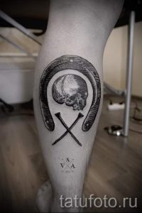 Тату Подкова фото - тату привлекающие удачу 4310 tatufoto.ru