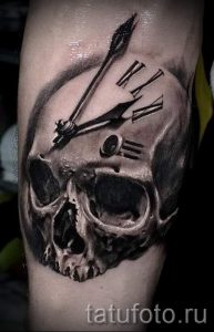 Тату Череп фото - знак удачи тату 2330 tatufoto.ru