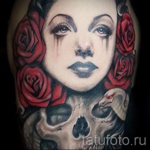 Тату Череп фото - тату для привлечения денег и удачи 2335 tatufoto.ru
