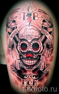 Тату Череп фото - тату для привлечения денег и удачи 3336 tatufoto.ru