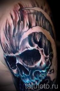 Тату Череп фото - тату которые приносят удачу и богатство 1339 tatufoto.ru