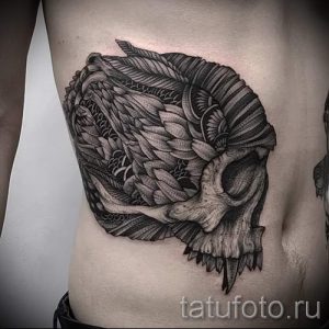 Тату Череп фото - тату которые приносят удачу и богатство 2340 tatufoto.ru