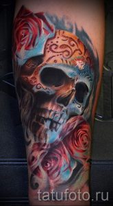 Тату Череп фото - тату на удачу и богатство для мужчин 2345 tatufoto.ru