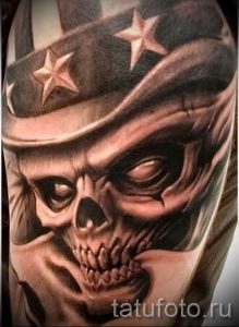 Тату Череп фото - тату на удачу и богатство для мужчин 3346 tatufoto.ru