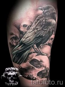 Тату Череп фото - тату на удачу и богатство для мужчин 5348 tatufoto.ru