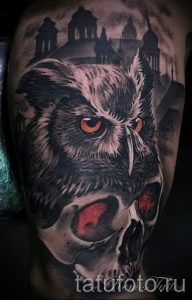 Тату Череп фото - тату на удачу фото 1354 tatufoto.ru