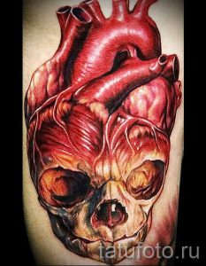Тату Череп фото - тату приносящие счастье и удачу 4362 tatufoto.ru