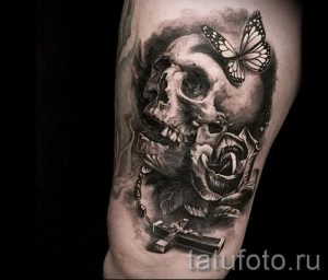 Тату Череп фото - тату притягивающие деньги и удачу 3372 tatufoto.ru
