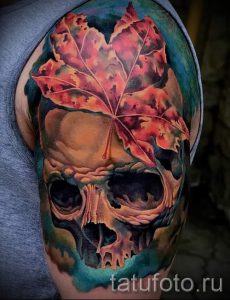 Тату Череп фото - тату символ удачи и богатства 1375 tatufoto.ru