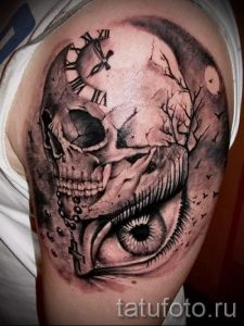 Тату Череп фото - тату символ удачи и богатства 2376 tatufoto.ru