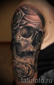 Тату Череп фото - тату символ удачи и богатства 3377 tatufoto.ru