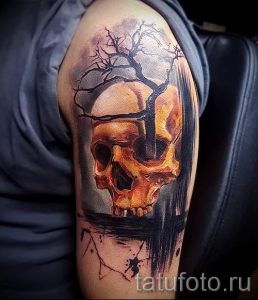 Тату Череп фото - тату удача счастье богатство 3382 tatufoto.ru