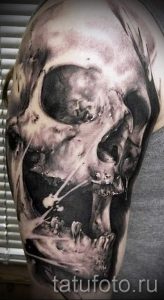 Тату Череп фото - тату удача счастье богатство 5384 tatufoto.ru