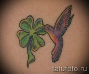 Тату Четырехлистный клевер фото - тату привлекающие удачу фото 5431 tatufoto.ru
