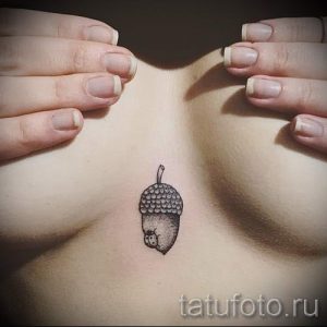Тату желудь фото - символ удачи тату 2043 tatufoto.ru