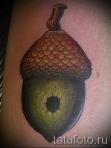 Тату желудь фото - тату иероглиф удача 1047 tatufoto.ru