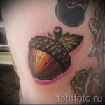 Тату желудь фото - тату на удачу и богатство 4060 tatufoto.ru