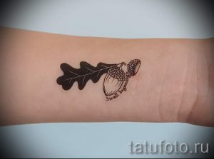 Тату желудь фото - тату приносящие удачу и деньги 1072 tatufoto.ru