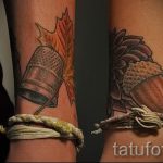 Тату желудь фото - тату приносящие удачу и деньги 4075 tatufoto.ru