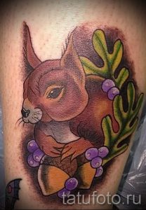 Тату желудь фото - тату счастье удача любовь 2078 tatufoto.ru