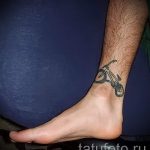 маленькие и простые тату на ногу - фото готовой татуировки 02092016 5139 tatufoto.ru