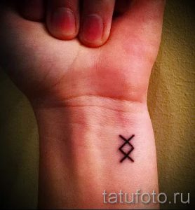 маленькие простые тату - фото готовой татуировки 02092016 5146 tatufoto.ru