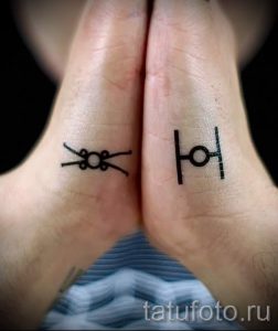 очень простые тату - фото готовой татуировки 02092016 6157 tatufoto.ru