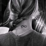 простые тату бесконечность - фото готовой татуировки 02092016 8187 tatufoto.ru