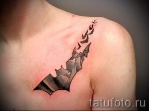простые тату для начинающих - фото готовой татуировки 02092016 3198 tatufoto.ru