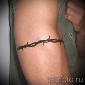 простые тату для парней - фото готовой татуировки 02092016 4206 tatufoto.ru
