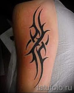 простые тату для парней - фото готовой татуировки 02092016 5207 tatufoto.ru