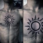 простые тату для парней - фото готовой татуировки 02092016 6208 tatufoto.ru