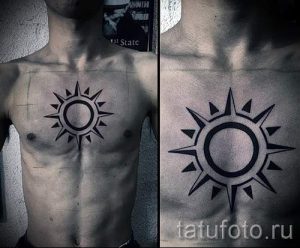 простые тату для парней - фото готовой татуировки 02092016 6208 tatufoto.ru