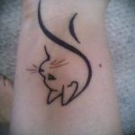 простые тату животных - фото готовой татуировки 02092016 1216 tatufoto.ru