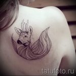 простые тату животных - фото готовой татуировки 02092016 2217 tatufoto.ru