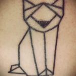 простые тату животных - фото готовой татуировки 02092016 3218 tatufoto.ru