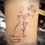 простые тату животных - фото готовой татуировки 02092016 4219 tatufoto.ru