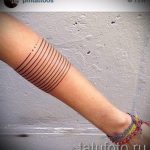 простые тату из линий - фото готовой татуировки 02092016 1233 tatufoto.ru