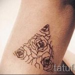 простые тату из линий - фото готовой татуировки 02092016 3235 tatufoto.ru