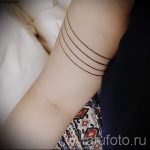 простые тату из линий - фото готовой татуировки 02092016 5237 tatufoto.ru