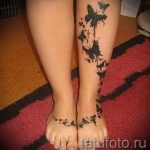 простые тату на икре - фото готовой татуировки 02092016 1255 tatufoto.ru