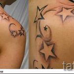 простые тату на плечо - фото готовой татуировки 02092016 1281 tatufoto.ru