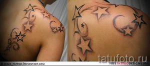 простые тату на плечо - фото готовой татуировки 02092016 1281 tatufoto.ru