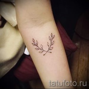простые тату на предплечье - фото готовой татуировки 02092016 1287 tatufoto.ru