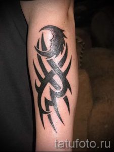простые тату на предплечье - фото готовой татуировки 02092016 4290 tatufoto.ru