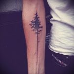 простые тату на предплечье - фото готовой татуировки 02092016 6292 tatufoto.ru