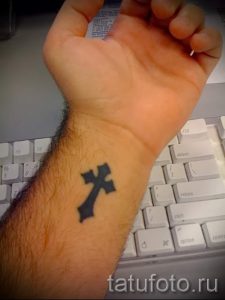 простые тату на руку - фото пример готовой татуировки 02092016 2296 tatufoto.ru