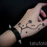 простые тату на руку - фото пример готовой татуировки 02092016 6300 tatufoto.ru