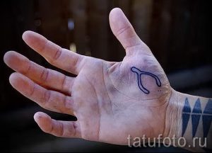простые тату на руку - фото пример готовой татуировки 02092016 8302 tatufoto.ru