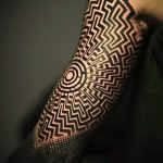 простые тату рукава - фото готовой татуировки 02092016 6322 tatufoto.ru